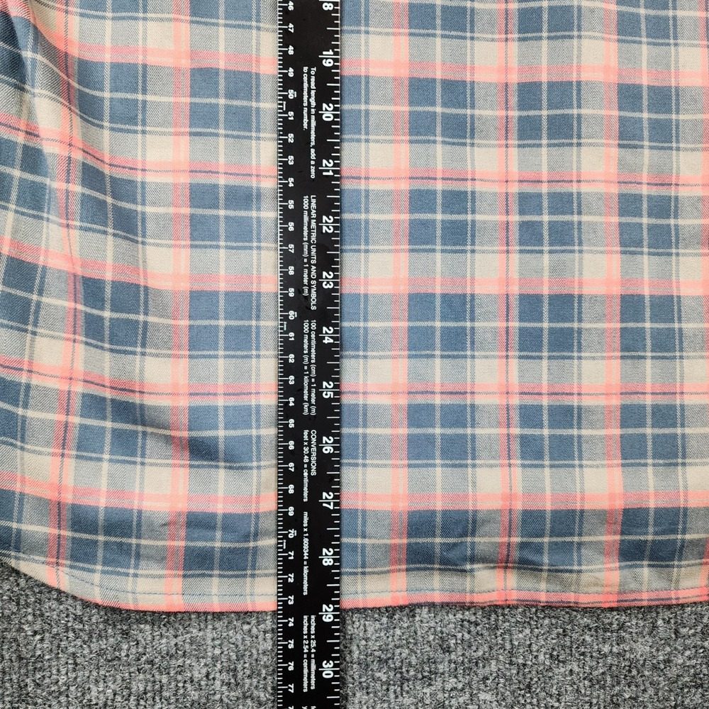 Mountain Hardwear Mens Plaid Gorpcore Outdoor Trail Hiking Flannel Shirt Size M - Picture 7 of 11